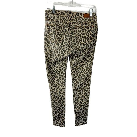 Judy Blue Skinny Fit Jeans Women's 5/27 Heathered Cheetah Tan Black Stretch - Picture 2 of 12